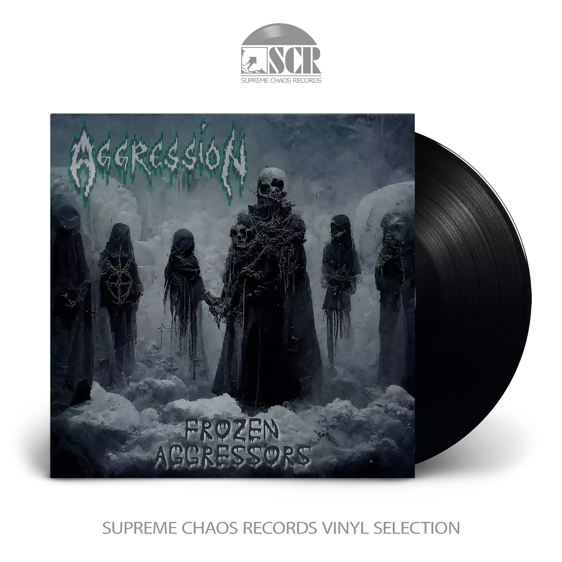 AGGRESSION - Frozen Aggressors · BLACK LP (Thrash Metal Vinyl)