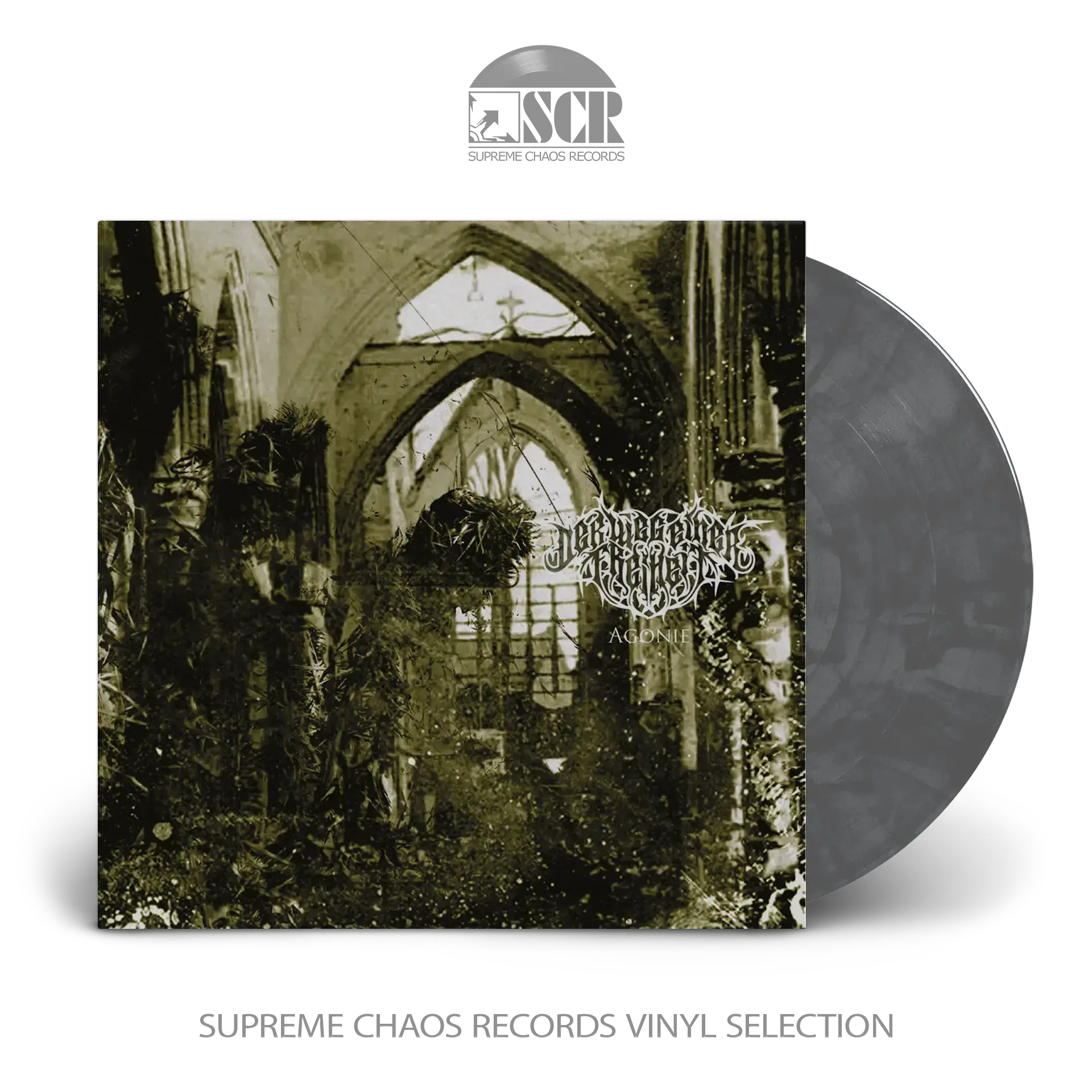 DER WEG EINER FREIHEIT · Agonie | SILVER/BLACK LP (Black Metal Vinyl)