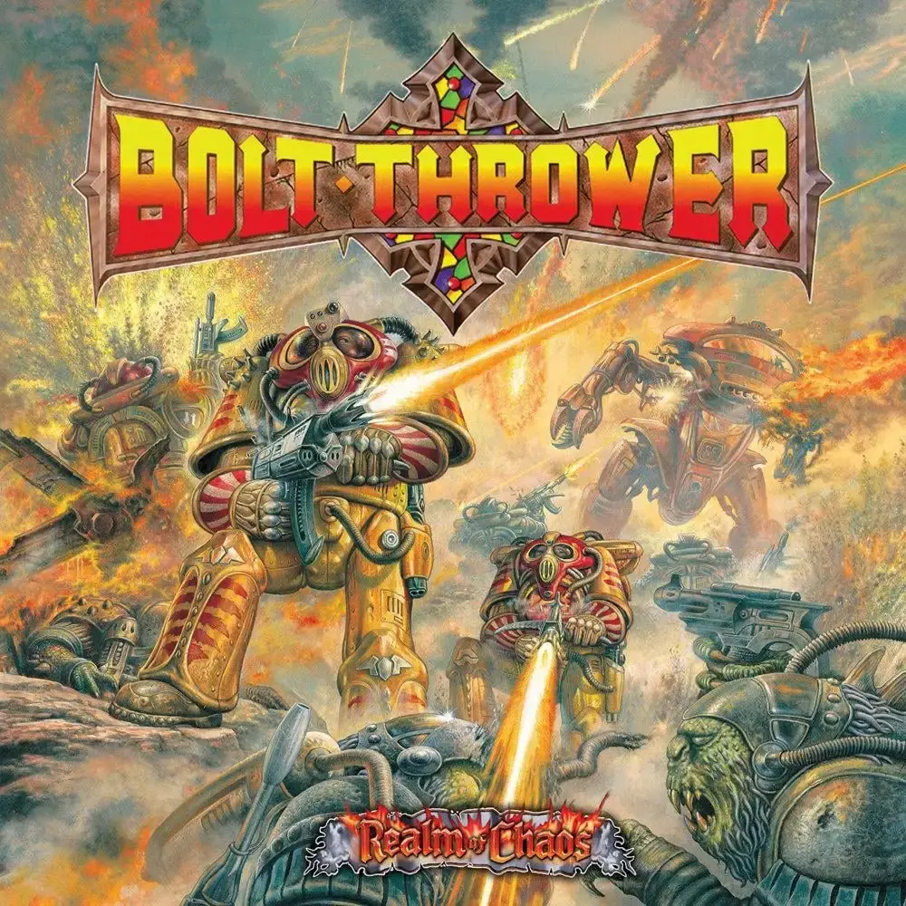 BOLT THROWER · Realm Of Chaos | WHITE LP (Death Metal/Grindcore Vinyl) · Picture 1