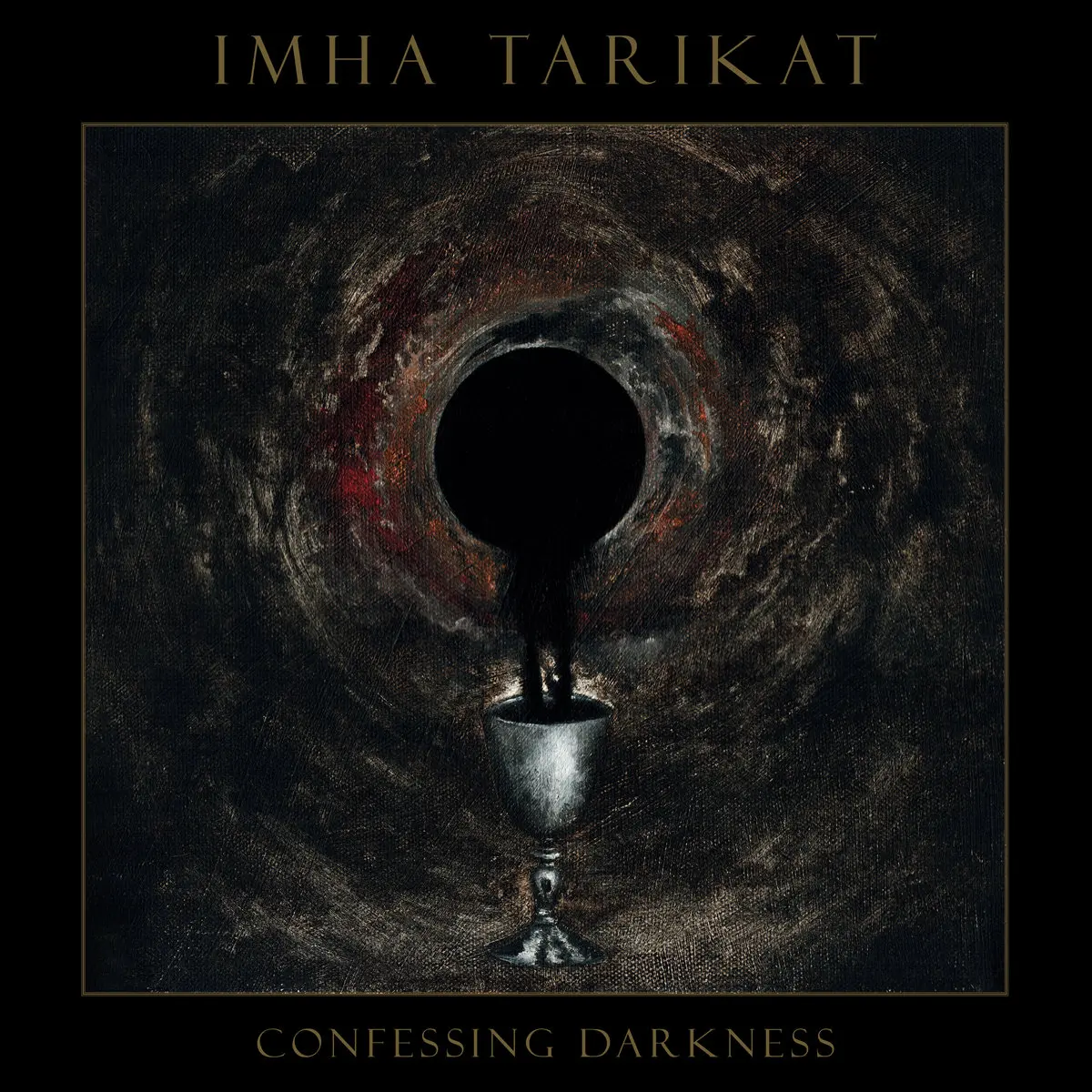 IMHA TARIKAT · Confessing Darkness | CLEAR/BLACK LP (Black Metal Vinyl) · Picture 1