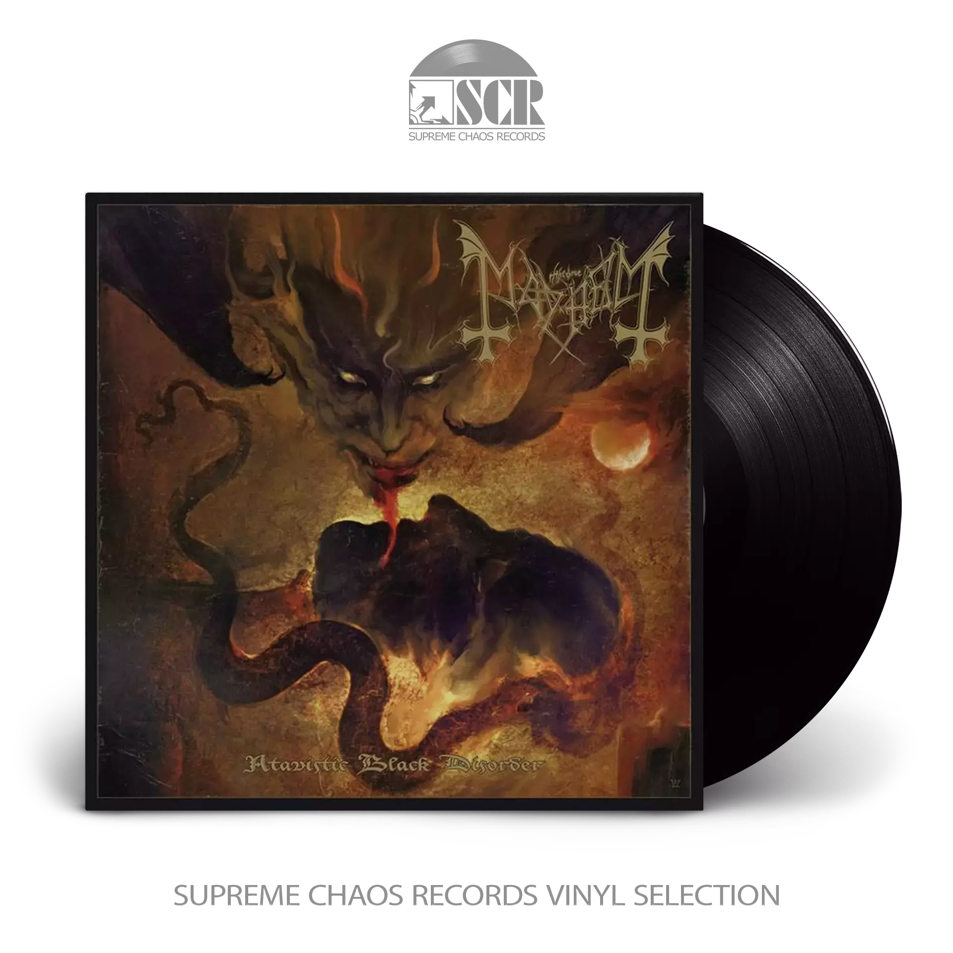 MAYHEM · Atavistic Black Disorder / Kommando | BLACK LP (Black Metal Vinyl)