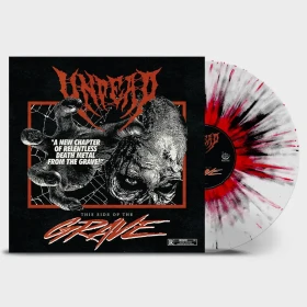 UNDEAD · This Side Of The Grave | CLEAR/RED/BLACK SPLATTER LP (Death Metal Vinyl)