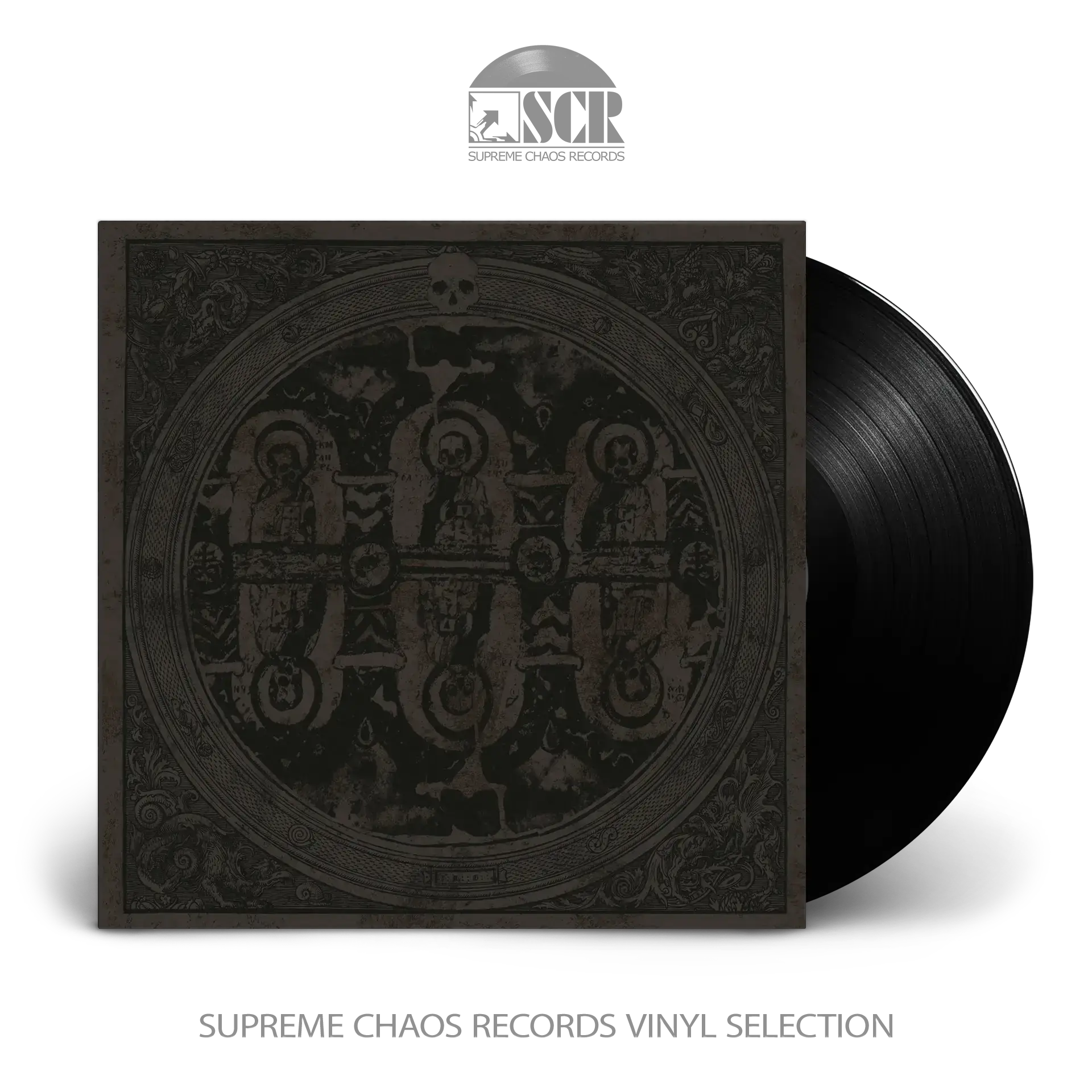 ISVIND / THE STONE · Necrotic God | BLACK 7" EP (Black Metal Vinyl)