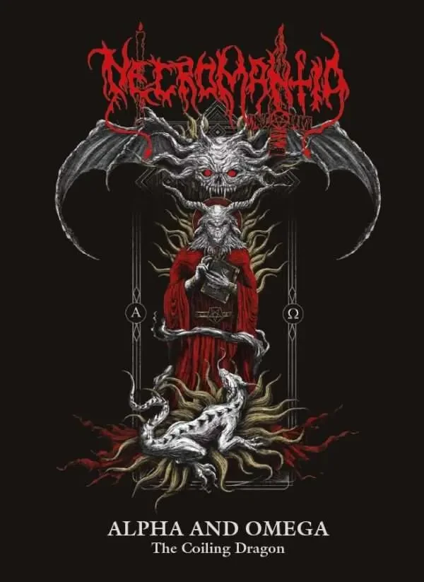 NECROMANTIA · Alpha And Omega – The Coiling Dragon | 2CD A5 BOOK (Black Metal CDs) · Picture 2