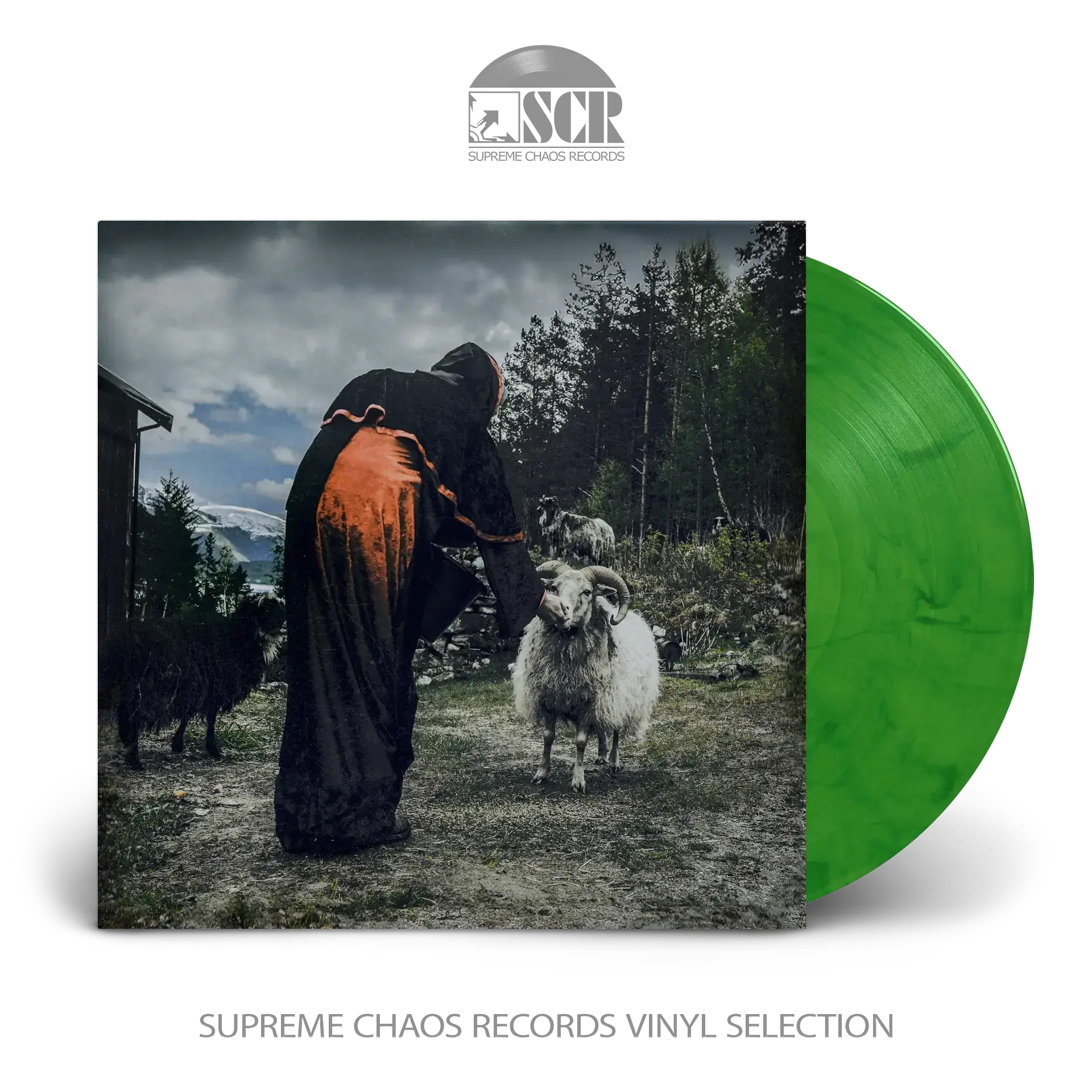 SLAGMAUR · Hulders Ritual | GREEN RIPPLE LP (Black Metal Vinyl)
