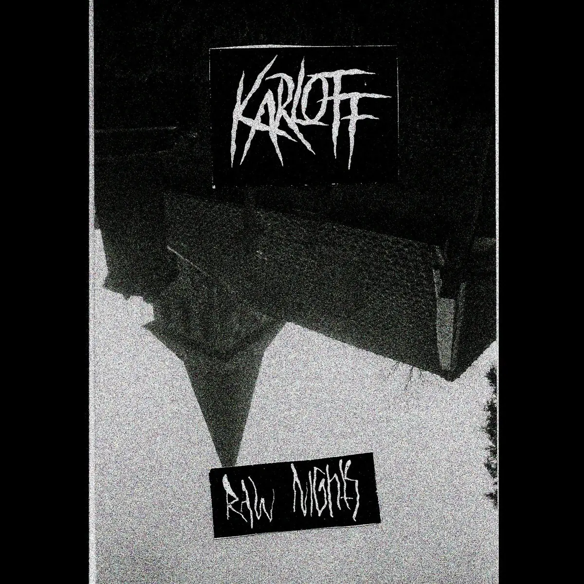 KARLOFF · Raw Nights | BLACK LP (Black Metal Vinyl) · Picture 1
