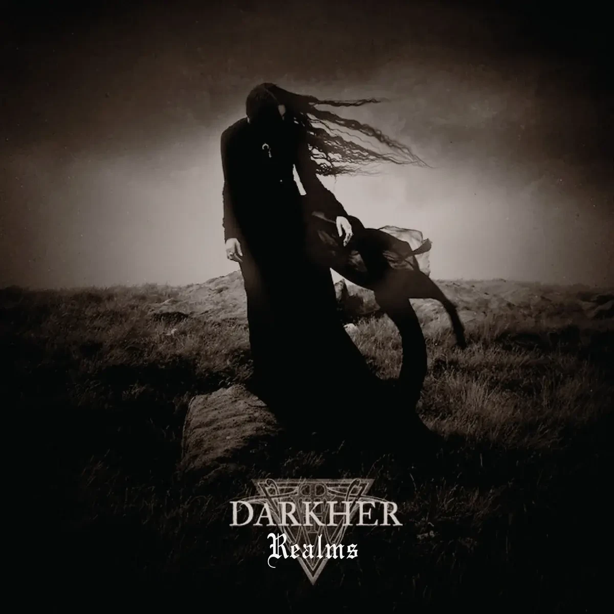 DARKHER · Realms | GOLD LP (Doom Metal Vinyl) · Picture 1