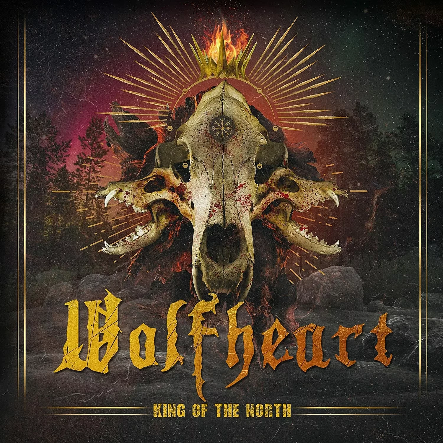 WOLFHEART · King Of The North | BLACK LP (Melodic Death Metal Vinyl) · Picture 1