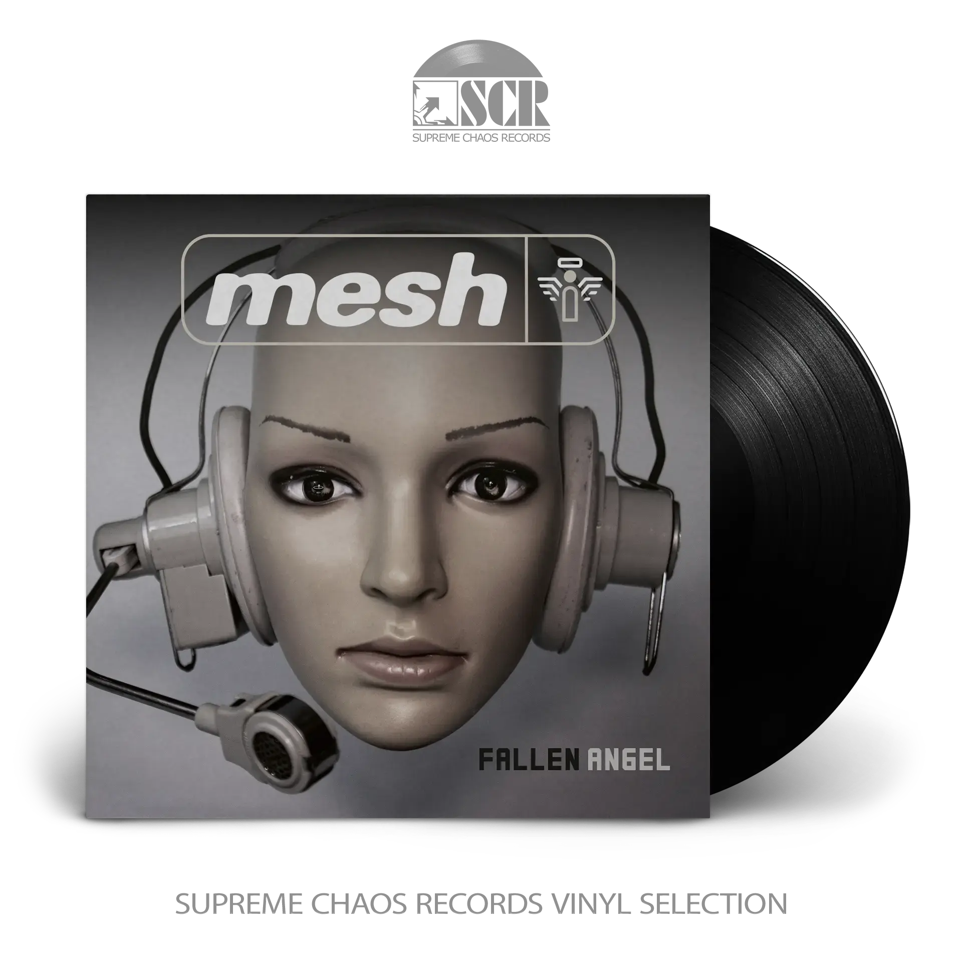 MESH · Fallen Angel | BLACK LP (Electronic Vinyl)