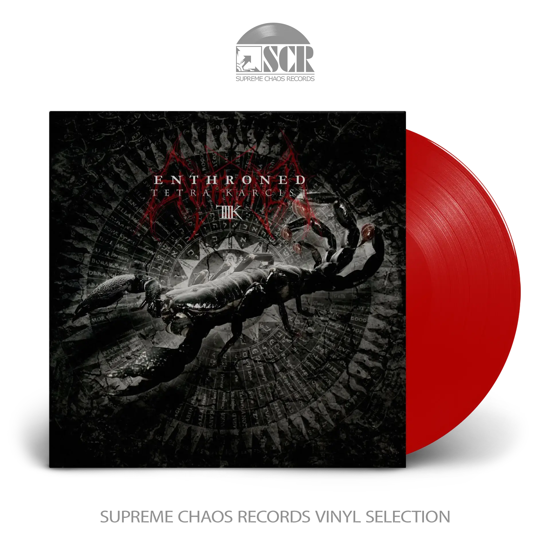 ENTHRONED · Tetra Karcist | RED LP (Black Metal Vinyl)