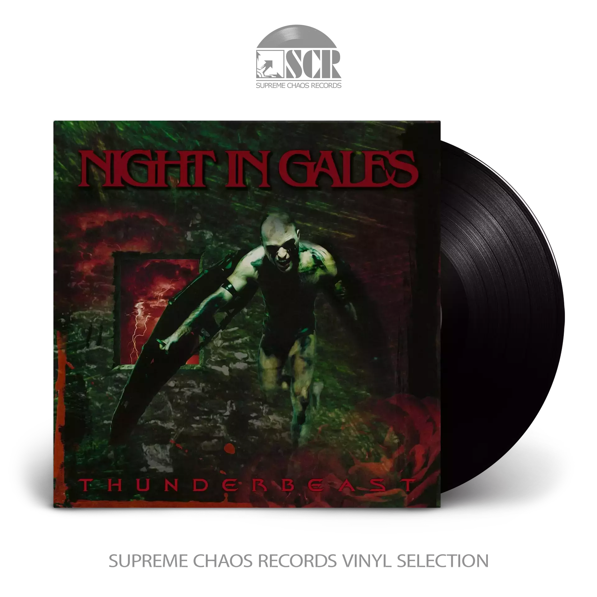 NIGHT IN GALES · Thunderbeast | BLACK LP (Melodic Death Metal Vinyl)