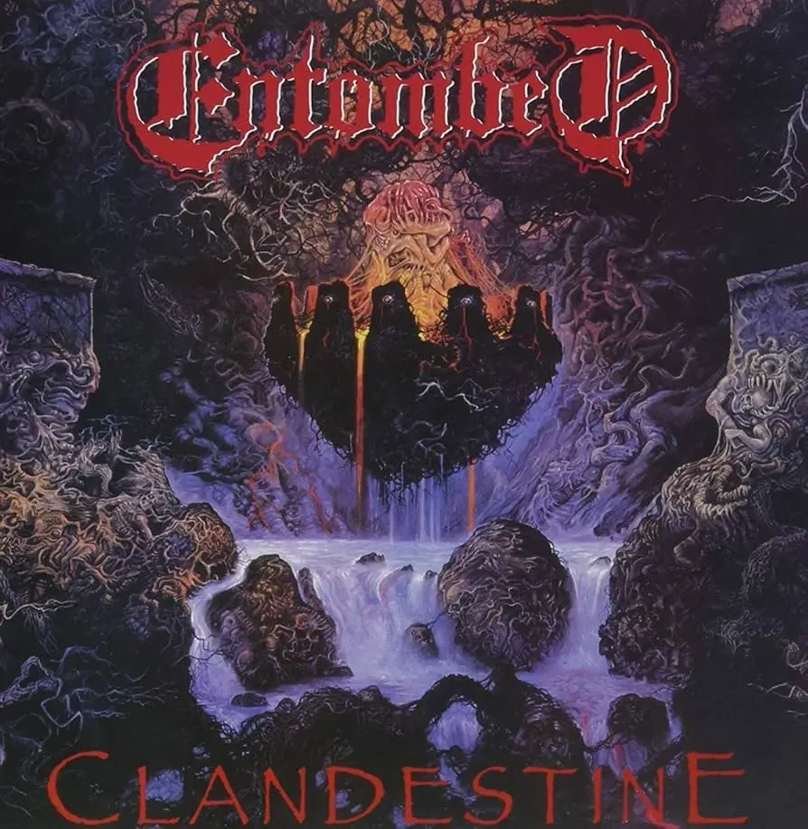 ENTOMBED · Clandestine (FDR) | BLACK LP (Death Metal Vinyl) · Picture 1