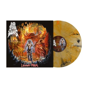 200 STAB WOUNDS · Lowest Form | CLEAR ORANGE BLACK SMOKE LP (Death Metal Vinyl)