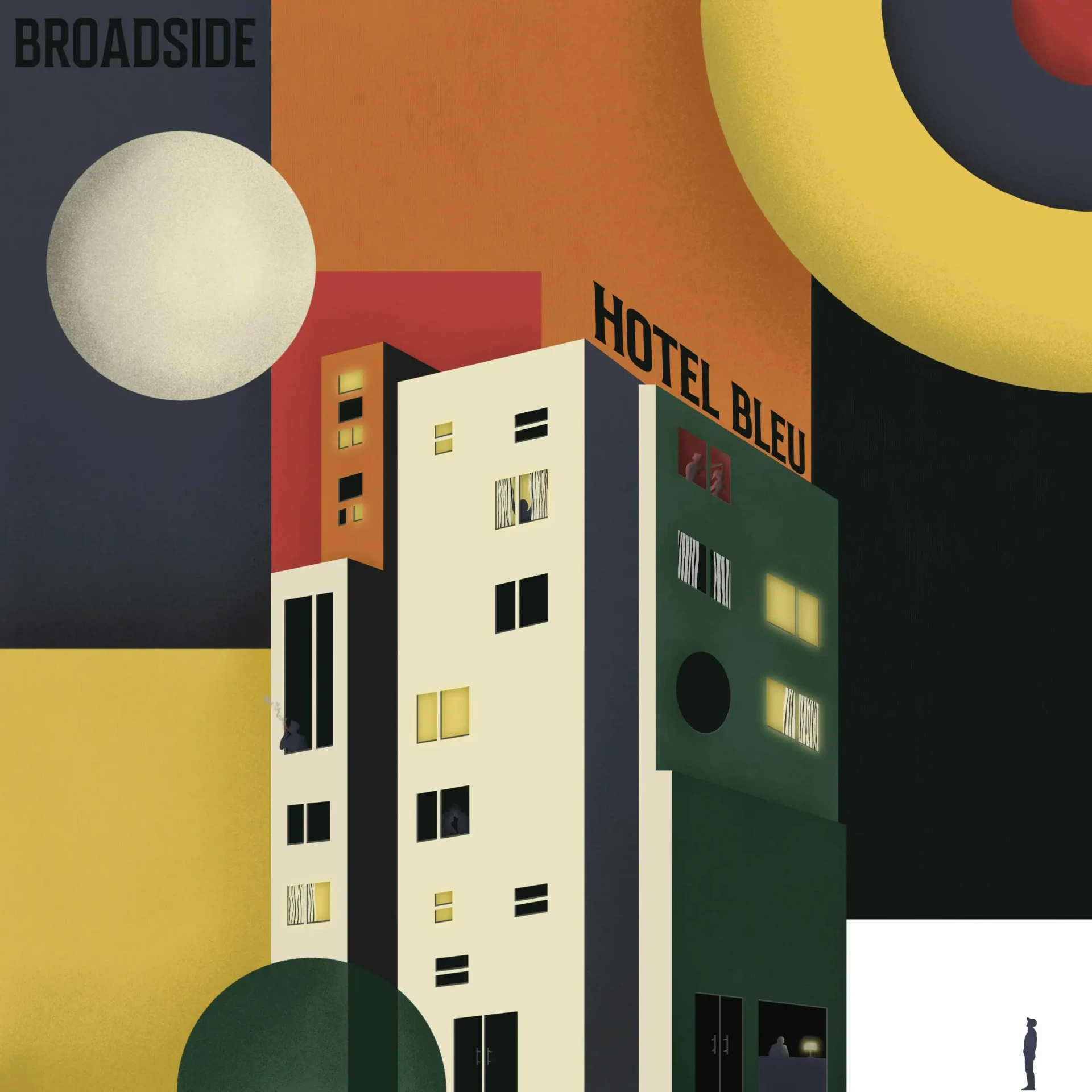 BROADSIDE · Hotel Bleu | SOLID ORANGE LP (Alternative Rock Vinyl) · Picture 1