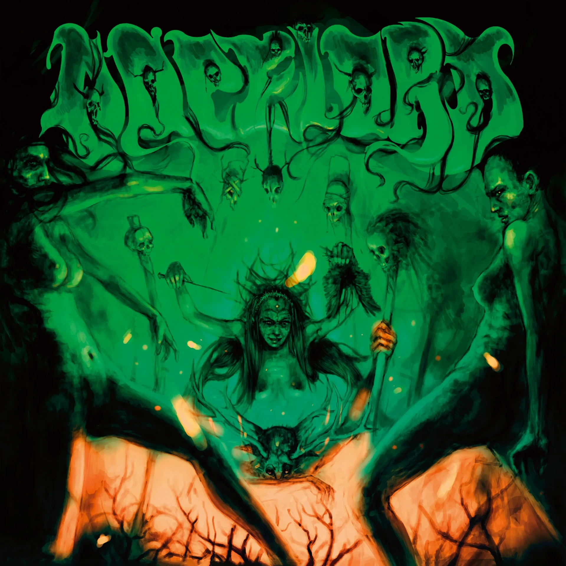 DOPELORD · Magick Rites | GLOW IN THE DARK LP (Psychedelic Rock/Doom Metal Vinyl) · Picture 1