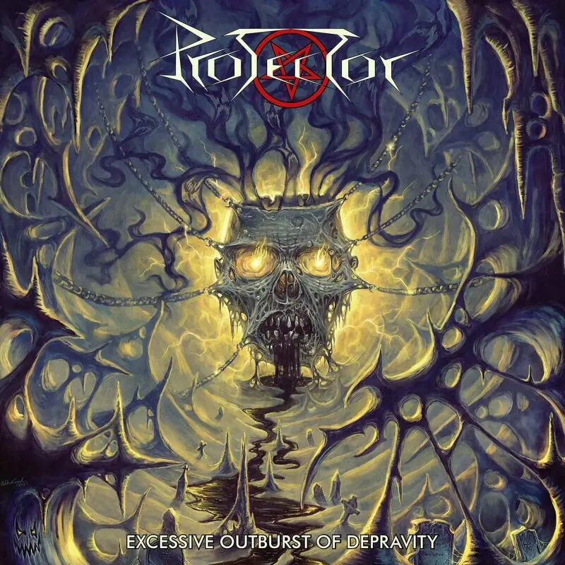 PROTECTOR · Excessive Outburst of Depravity | BLACK LP (Thrash Metal Vinyl) · Picture 1
