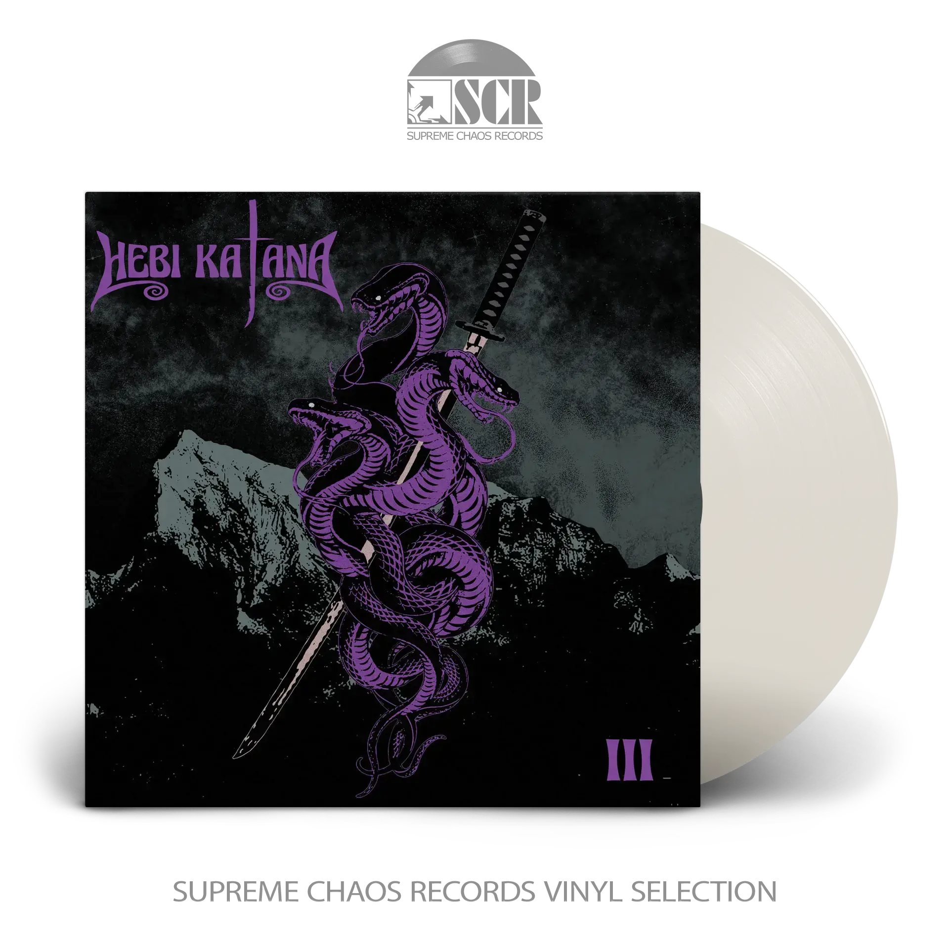 HEBI KATANA · III | CLEAR LP (Stoner Rock/Doom Metal Vinyl)