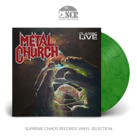 METAL CHURCH · Classic Live | GREEN MARBLED LP (Heavy Metal Vinyl)