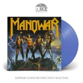 MANOWAR · Fighting the World | TRANSPARENT BLUE LP (Heavy Metal Vinyl)