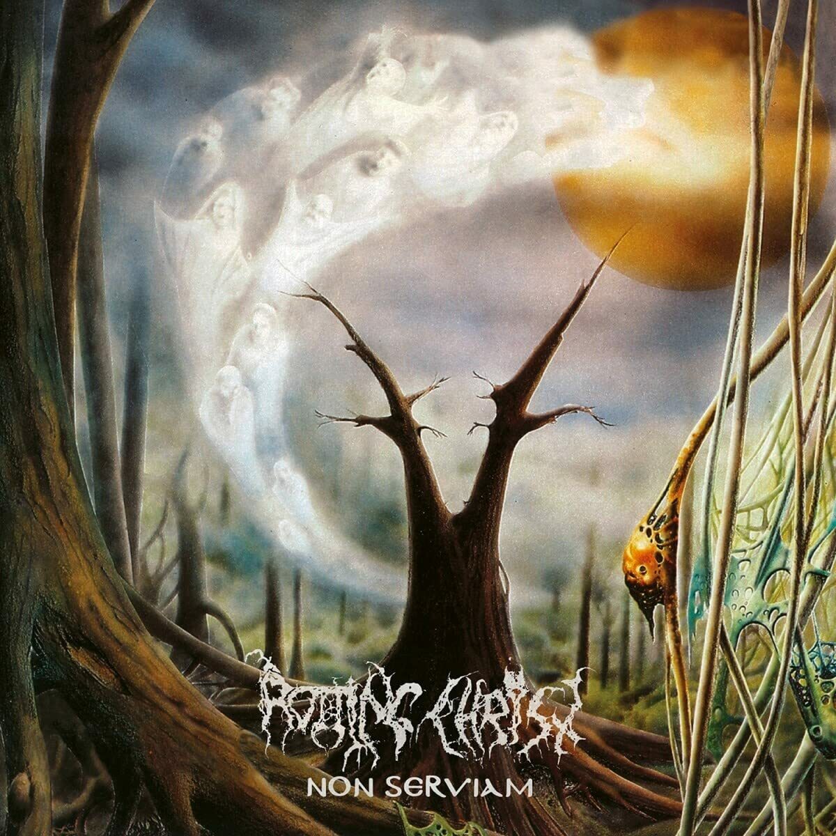 ROTTING CHRIST · Non Serviam | GOLD/BLACK LP (Black Metal Vinyl) · Picture 1