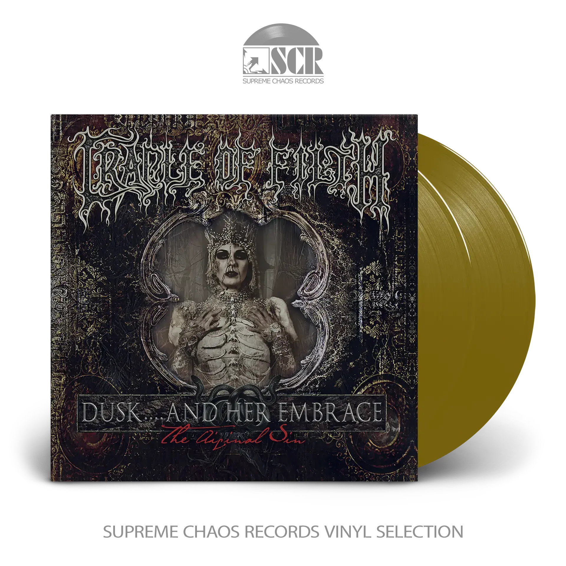 CRADLE OF FILTH - Dusk And Her Embrace (The Original Sin) · GOLD 2LP CRADLE OF FILTH - Dusk And Her Embrace (The Original Sin) · GOLD 2LP (Gothic Metal/Black Metal Vinyl)