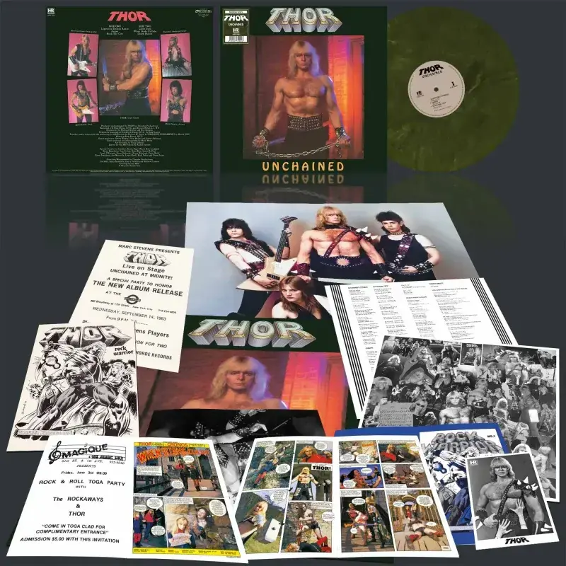 THOR · Unchained | MARBLE LP (Heavy Metal Vinyl) · Picture 2