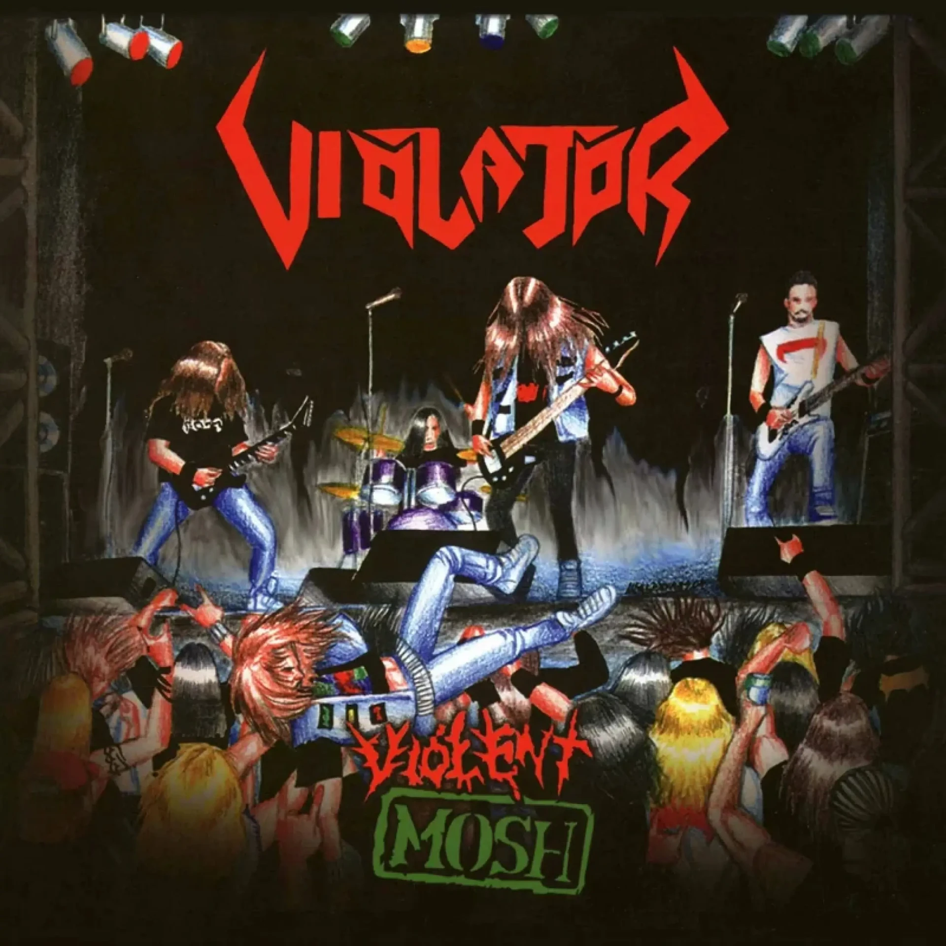 VIOLATOR - Violent Mosh · BLACK LP (Thrash Metal Vinyl) · Picture 1