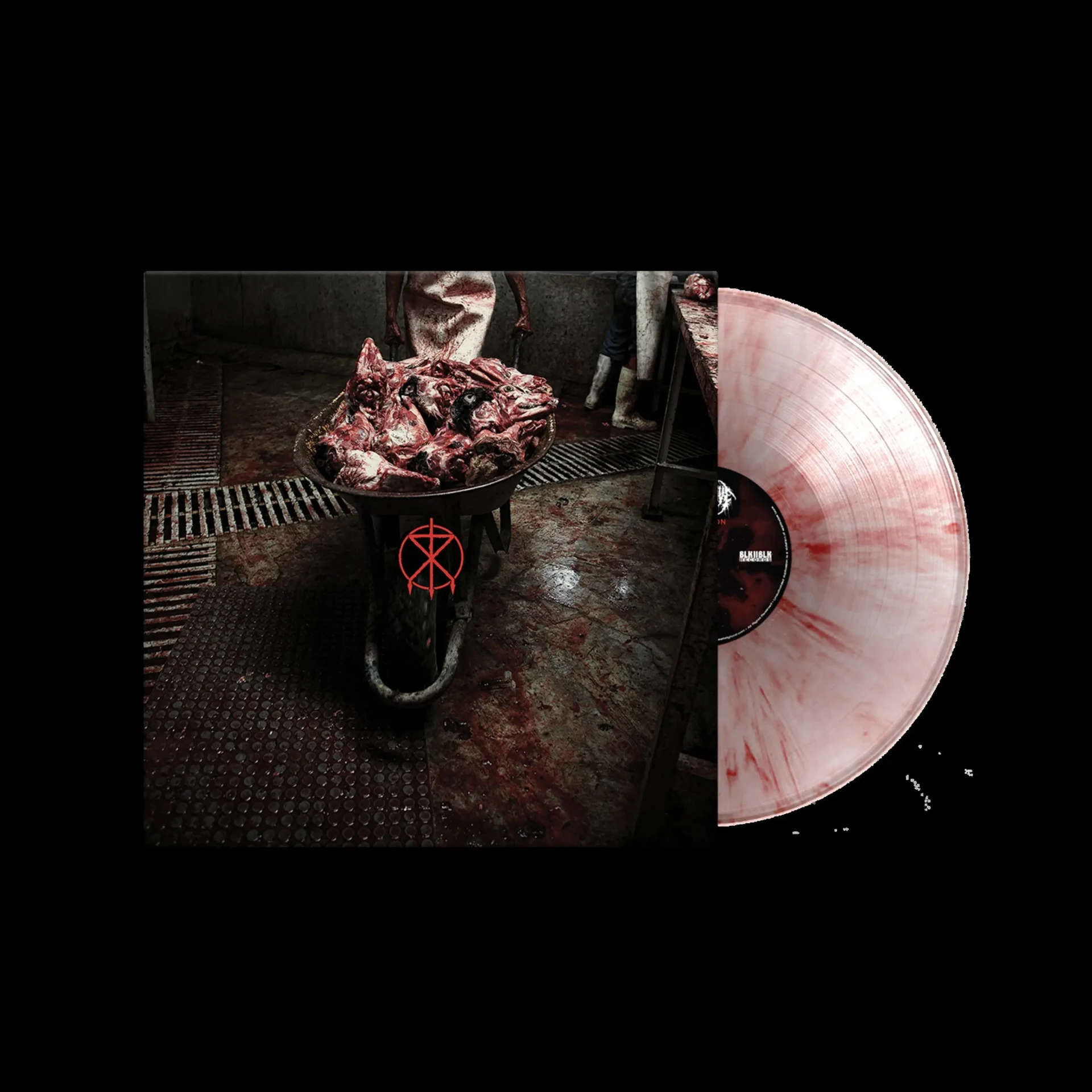 TO THE GRAVE · Liberation Front | CLEAR/RED MARBLED LP (Deathcore Vinyl) · Picture 2