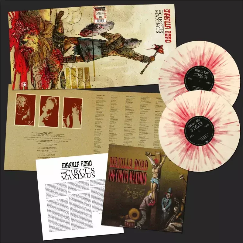 MANILLA ROAD · The Circus Maximus | SPLATTER DLP (Heavy Metal Vinyl)