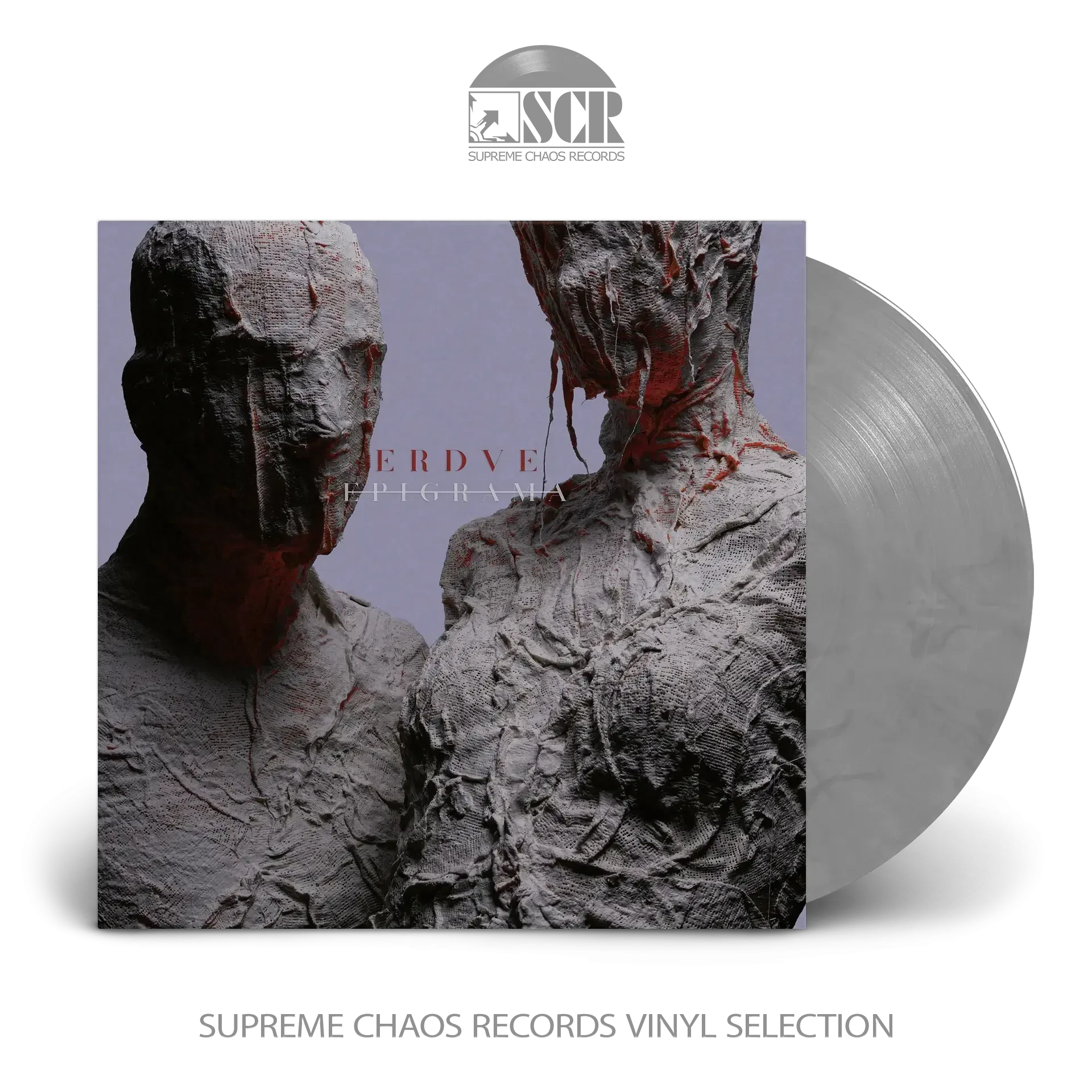 ERDVE · Epigrama | SILVER/BLACK/WHITE LP (Sludge/Progressive Metal Vinyl)