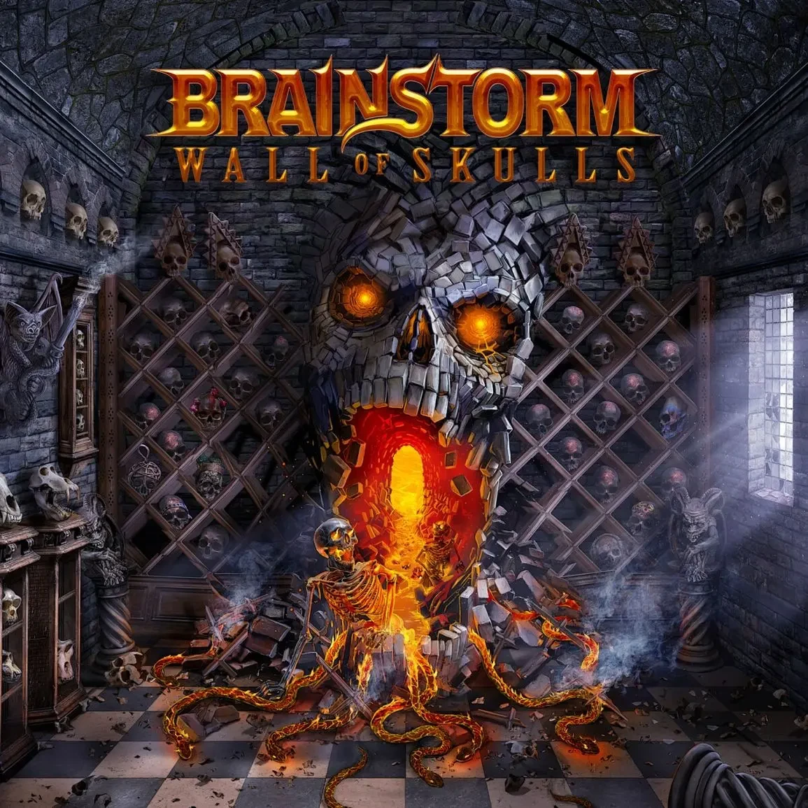 BRAINSTORM · Wall Of Skulls | RED LP (Heavy Metal Vinyl) · Picture 1
