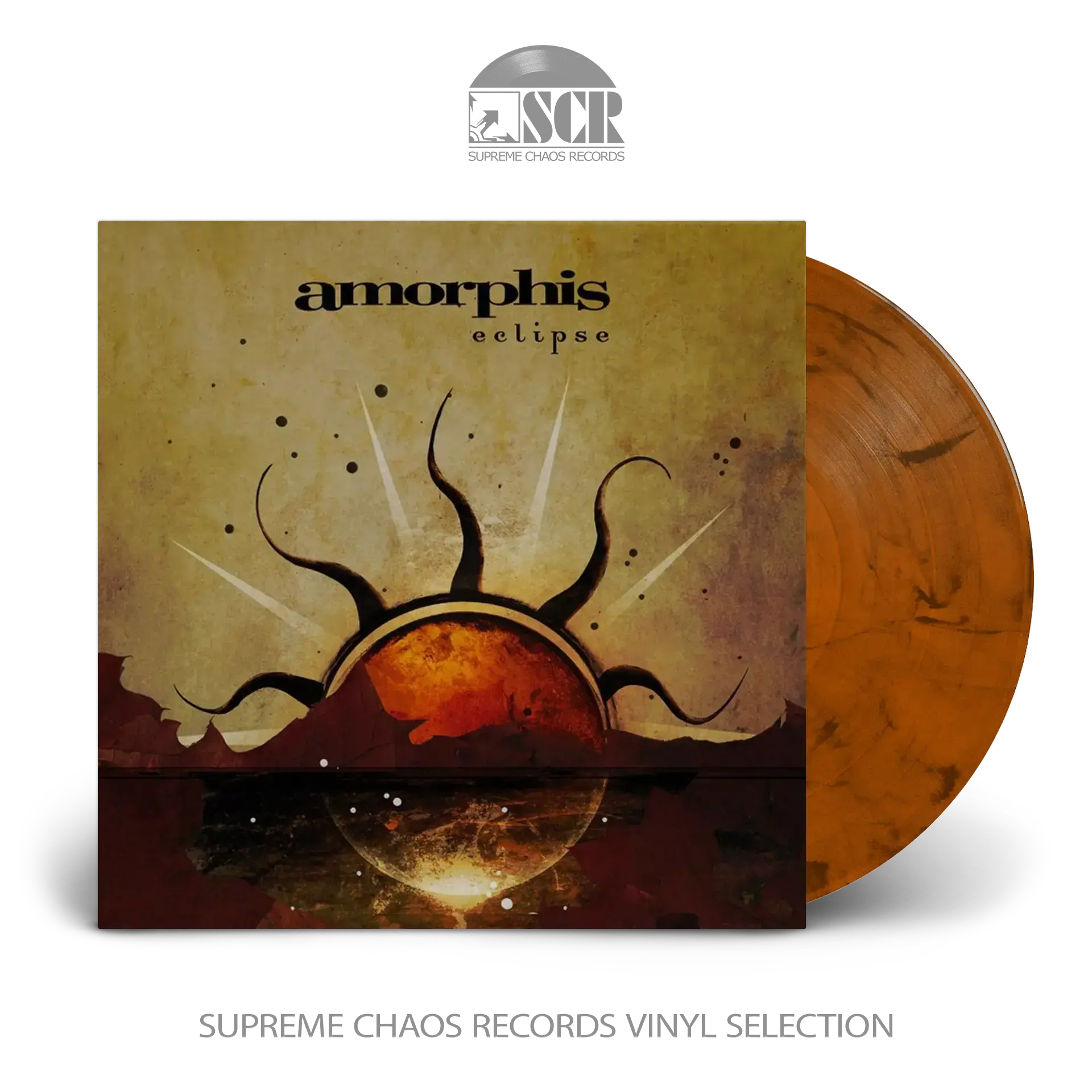 AMORPHIS · Eclipse | ORANGE/BLACK MARBLED LP (Gothic Metal/Melodic Death Metal Vinyl)
