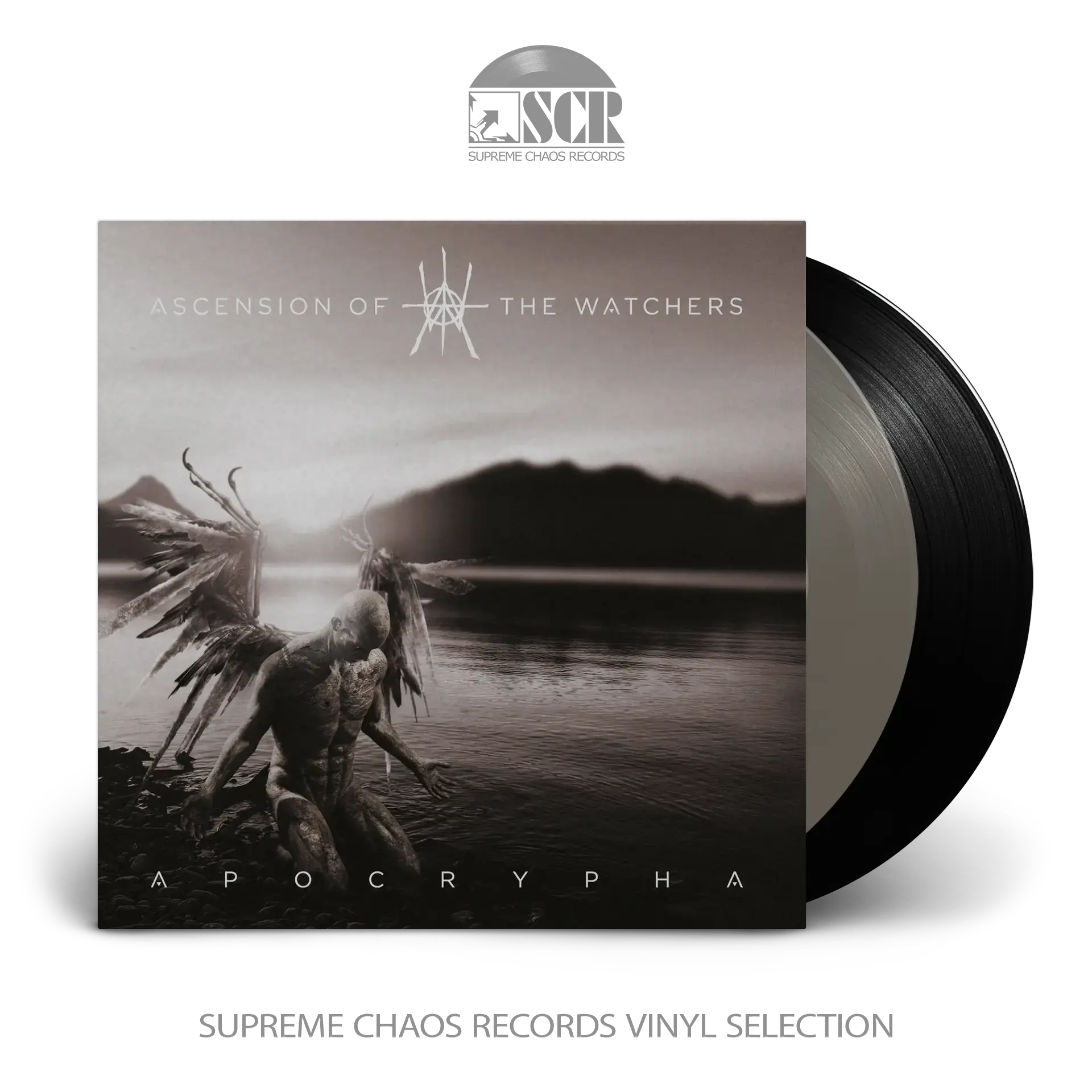 ASCENSION OF THE WATCHERS · Apocrypha | CLEAR/BLACK 2LP (Alternative Rock/Gothic Rock/Industrial Vinyl)