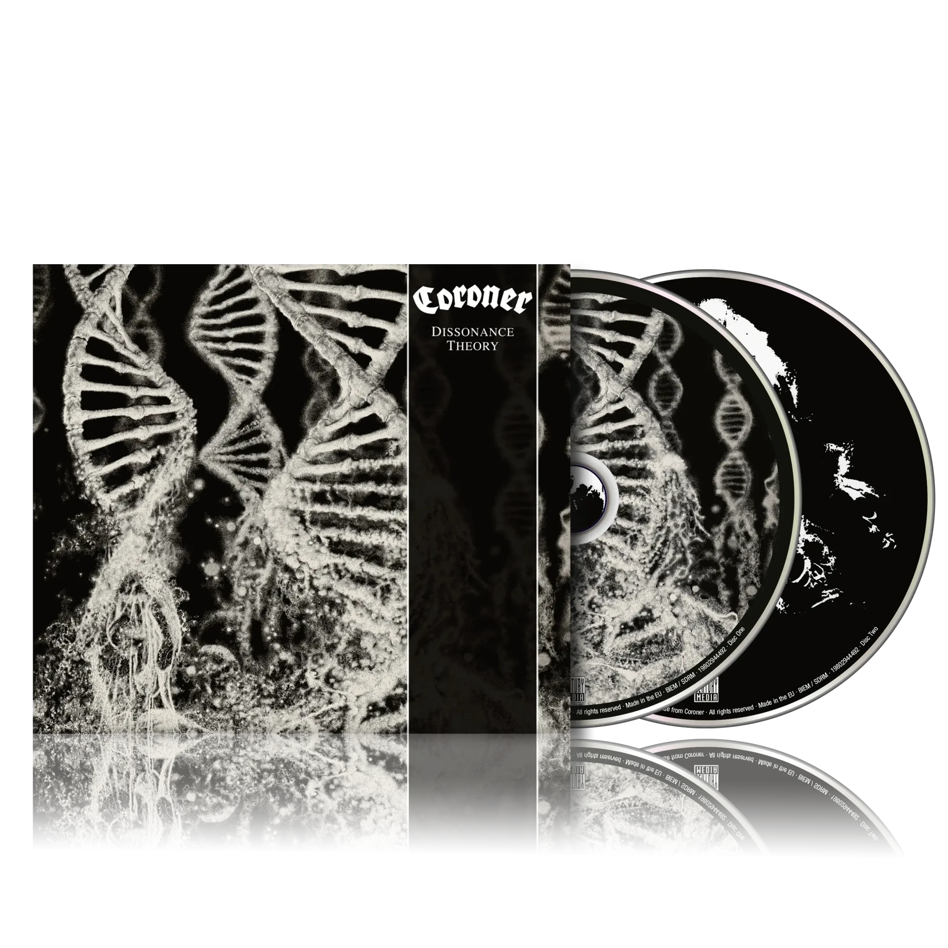 CORONER · Dissonance Theory | 2CD MEDIABOOK (Thrash Metal/Progressive Metal CDs) · Picture 2