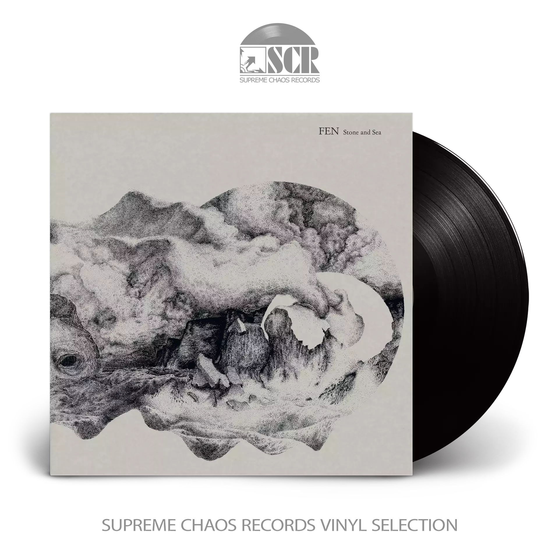 FEN · Stone And Sea | BLACK LP (Black Metal Vinyl)
