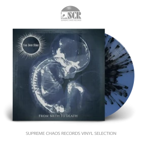 SUN DONT SHINE · From Birth To Death | BLUE/BLACK SPLATTER LP (Doom Metal/Sludge Vinyl)