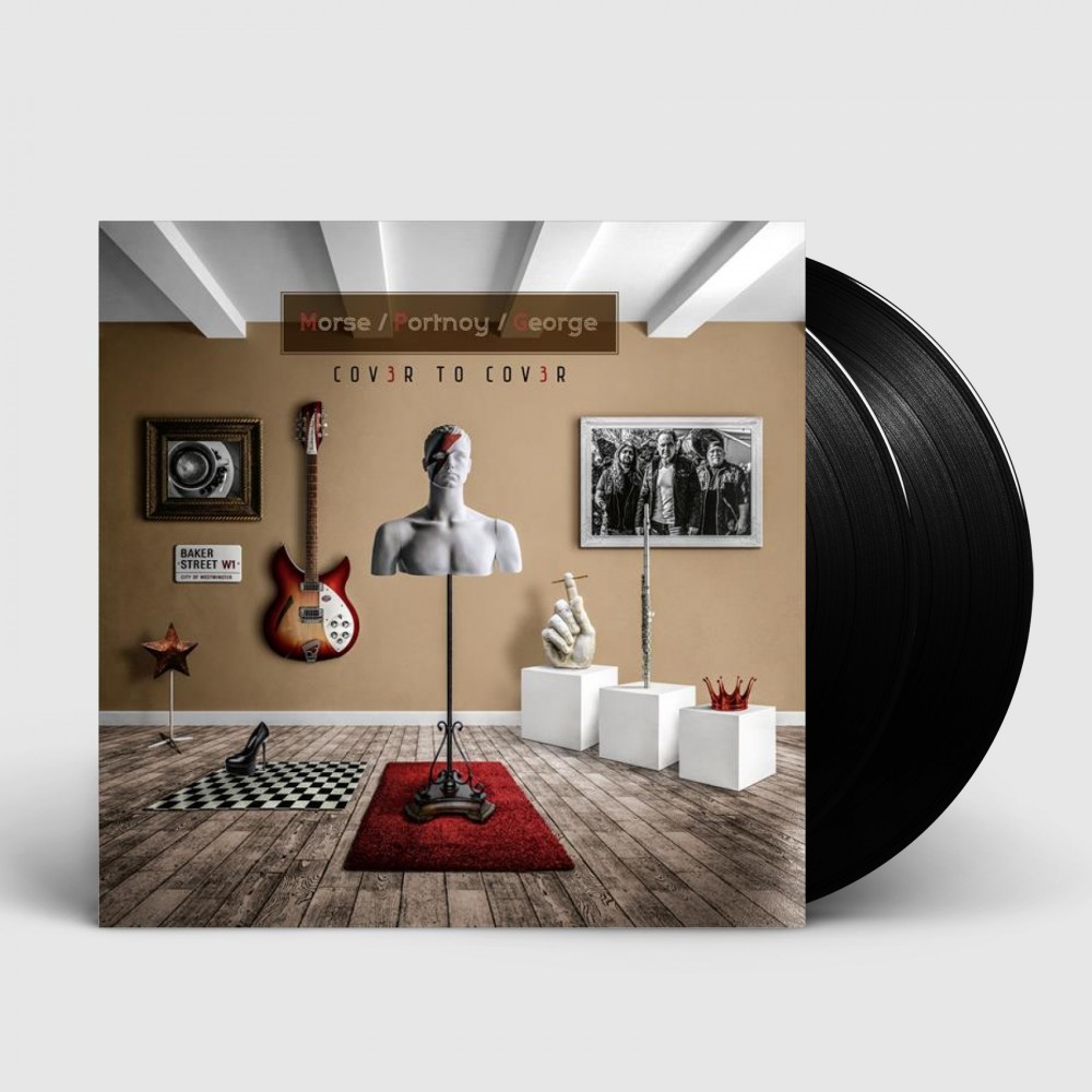MORSE/PORTNOY/GEORGE · Cov3r to Cov3r | BLACK 2LP+CD DLP (Progressive Rock Vinyl)