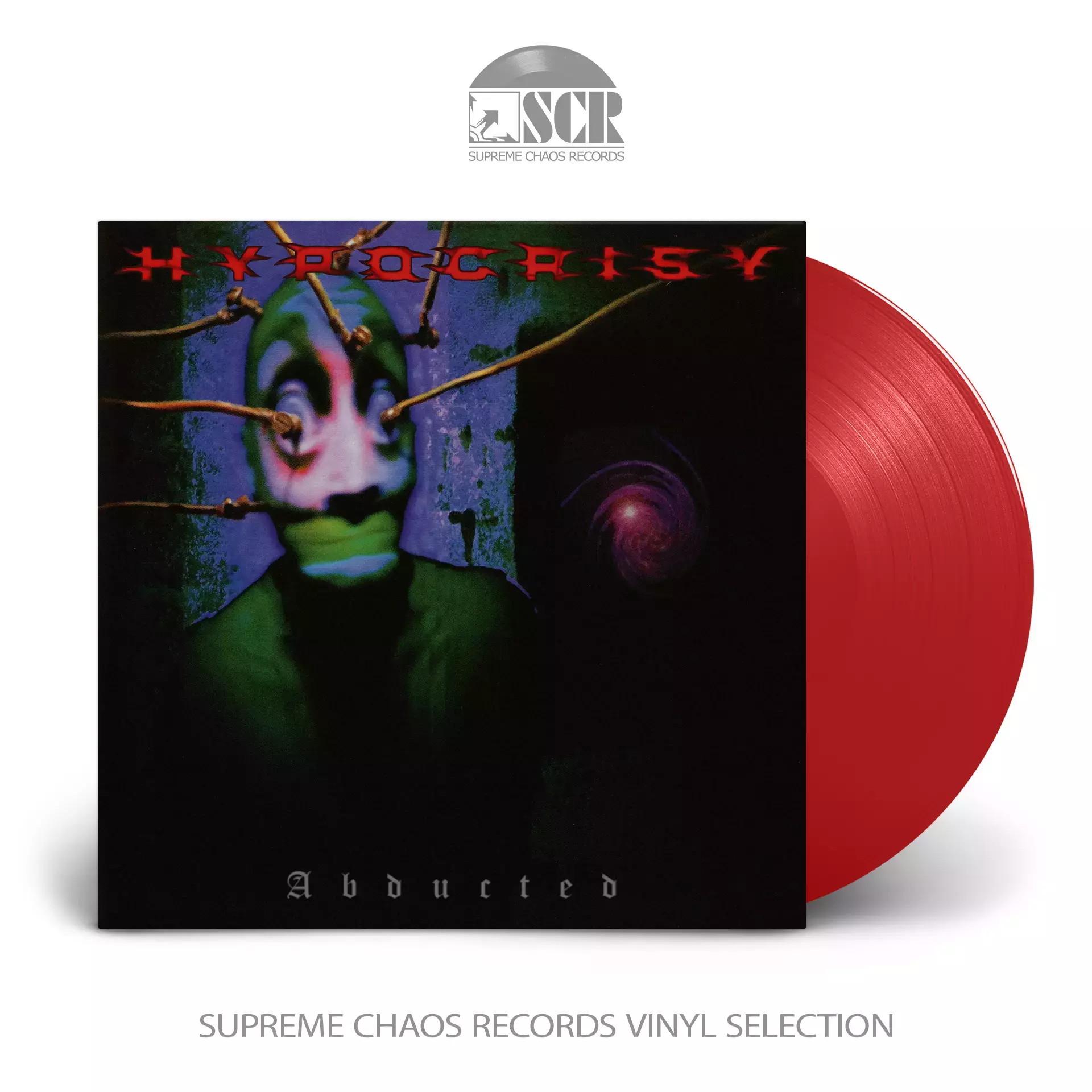 HYPOCRISY - Abducted · TRANSPARENT RED LP (Death Metal Vinyl)