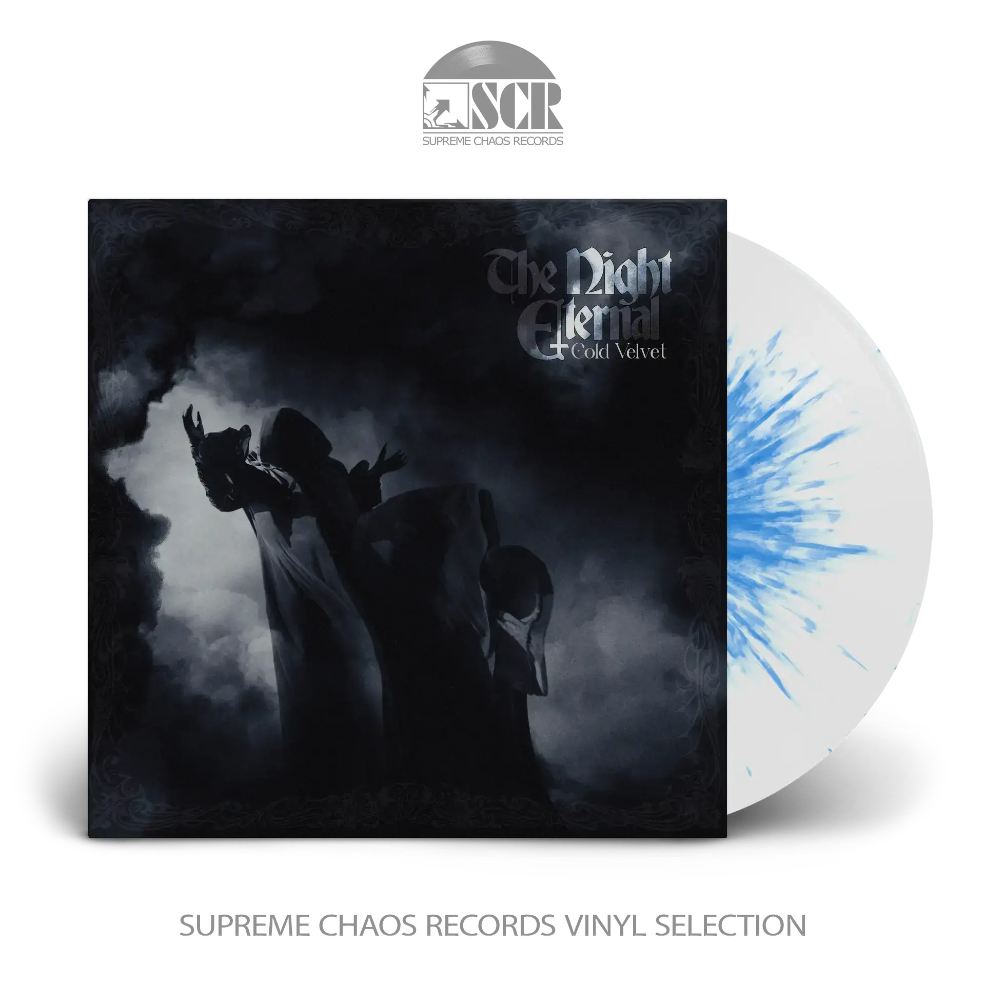 THE NIGHT ETERNAL · Cold Velvet | GREY/BLUE SPLATTER LP (Heavy Metal Vinyl)