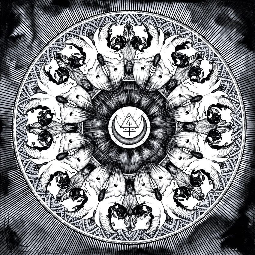SANGHARSHA / BLANK · Split | WHITE LP (Sludge Vinyl) · Picture 1