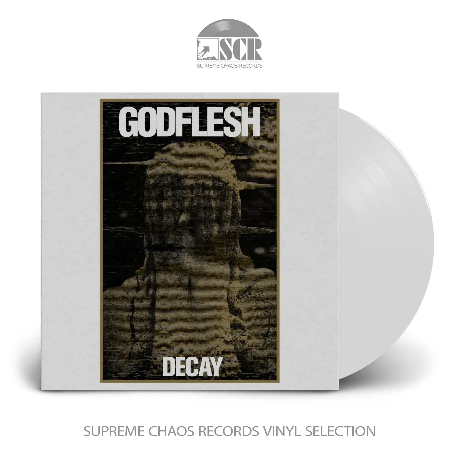 GODFLESH · Decay | WHITE LP (Industrial Vinyl)