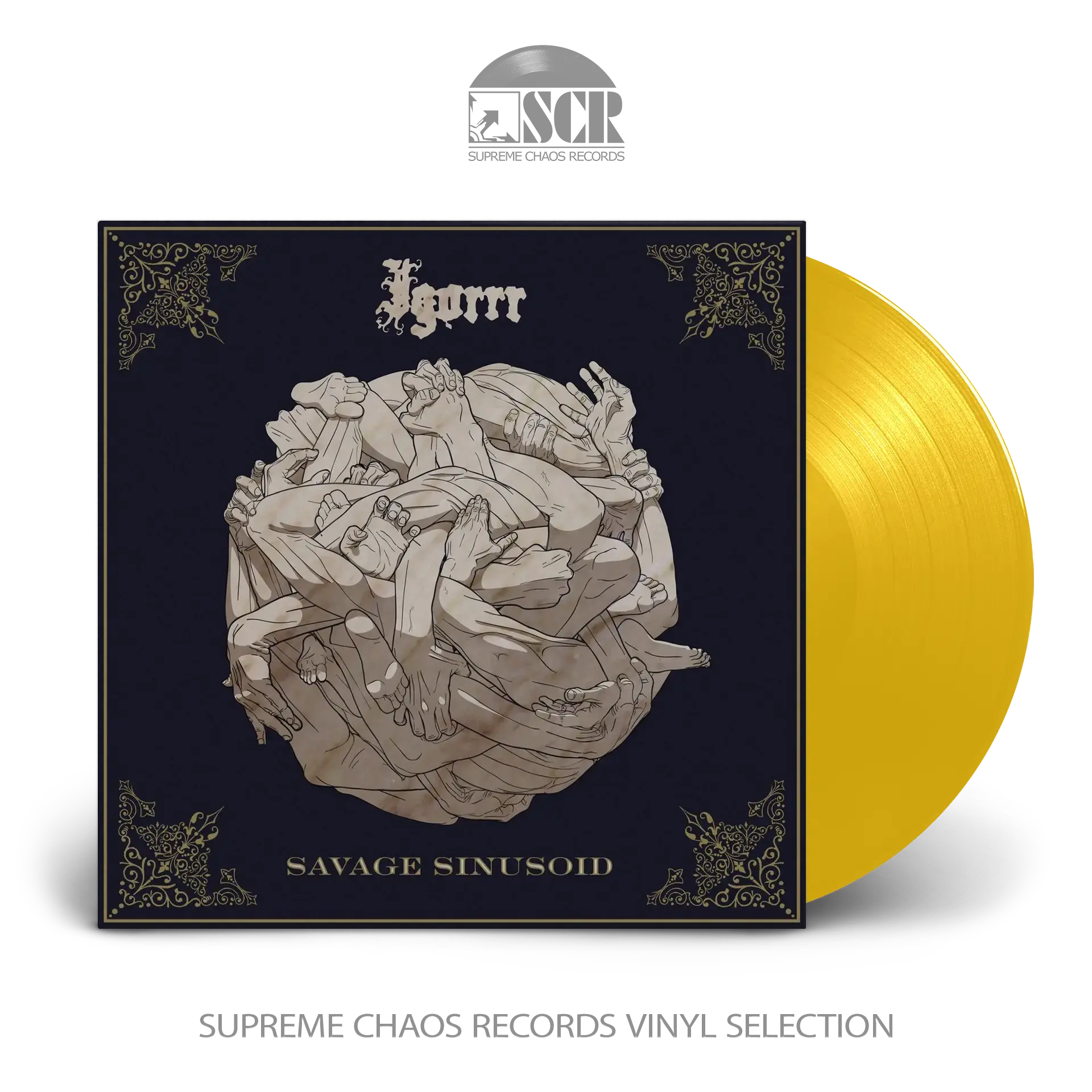 IGORRR · Savage Sinusoid | TRANSPARENT GOLD METALLIC LP (Experimental Metal Vinyl)