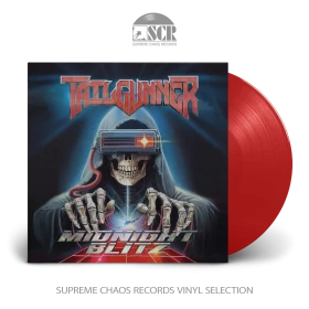 TAILGUNNER · Midnight Blitz | RED LP (Heavy Metal Vinyl)
