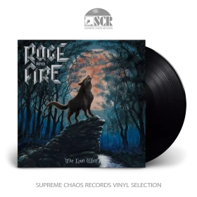 RAGE AND FIRE · The Last Wolf | BLACK LP (Heavy Metal Vinyl)