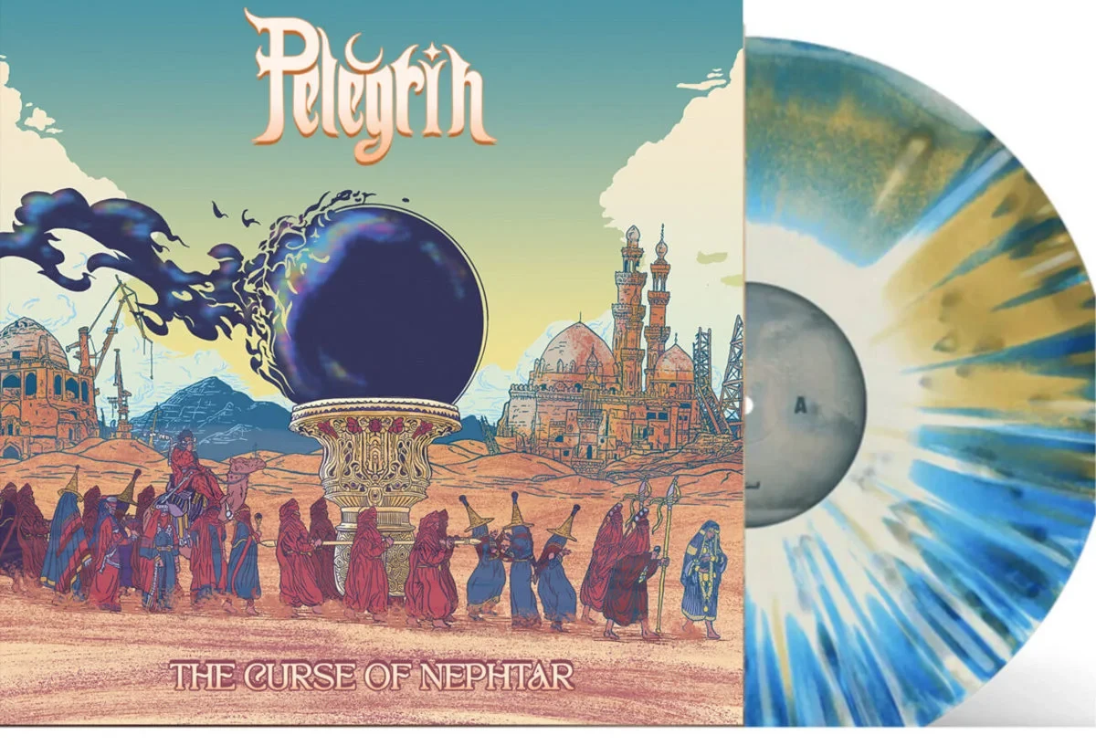 PELEGRIN · The Curse Of Nephtar | SPLATTER LP (Psychedelic Rock/Stoner Rock Vinyl) · Picture 2