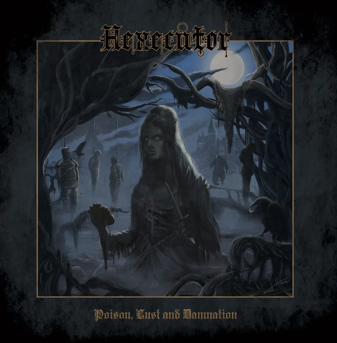 HEXECUTOR · Poison, Lust And Damnation | BLACK LP (Thrash Metal Vinyl) · Picture 1