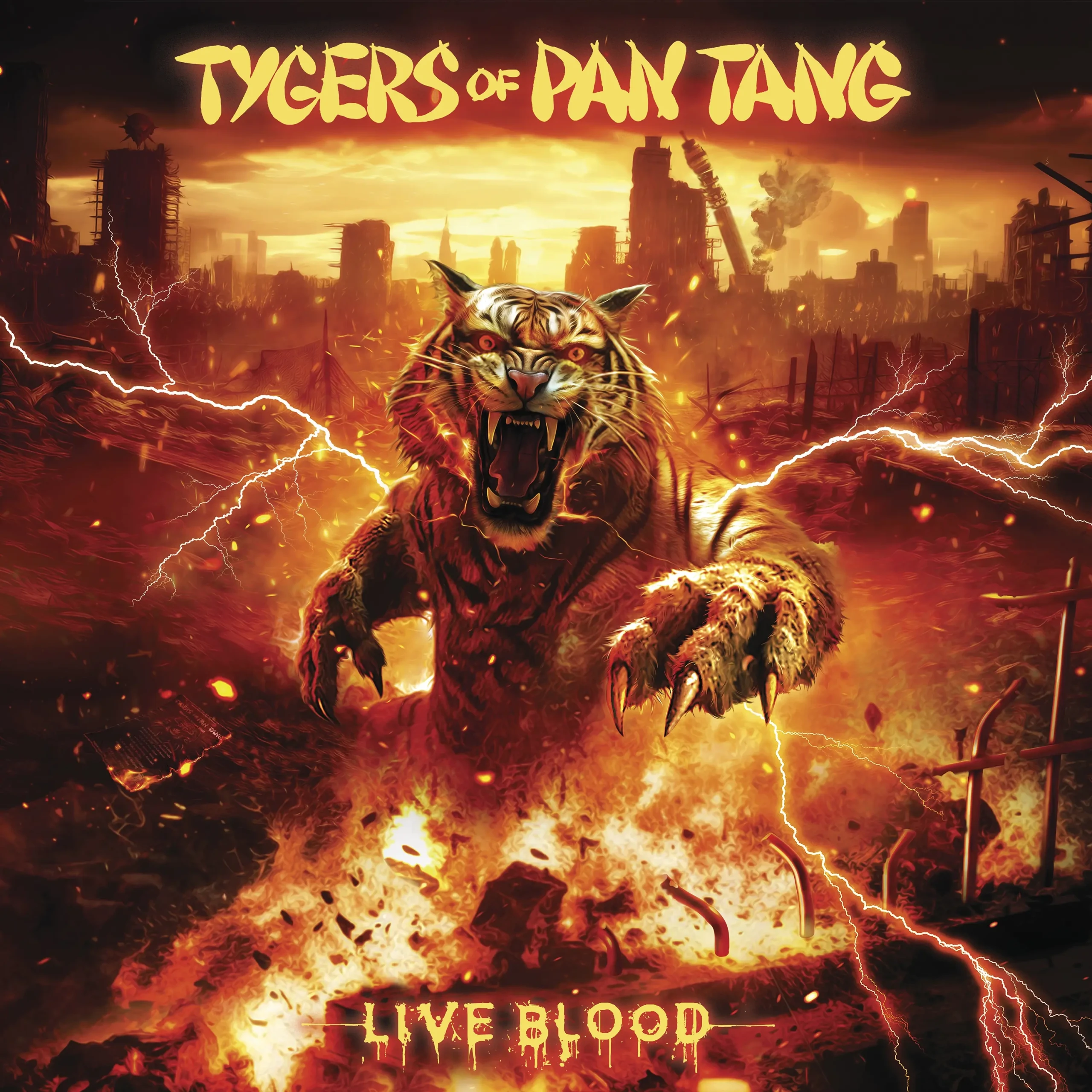 TYGERS OF PAN TANG · Live Blood | BLACK DLP (Heavy Metal Vinyl) · Picture 1