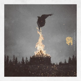 SUN OF THE DYING · A Throne Of Ashes | BLACK LP (Doom Metal/Death Metal Vinyl) · Picture 1