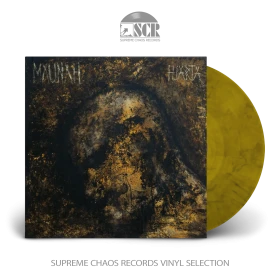 MAUNAH · Hjarta | YELLOW/BLACK MARBLED LP (Doom Metal Vinyl)