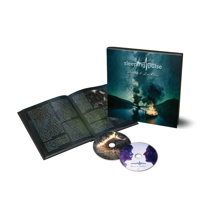 SLEEPING PULSE · Dreams & Limitations | ARTBOOK 2CD (Progressive Rock/Doom Rock CDs)